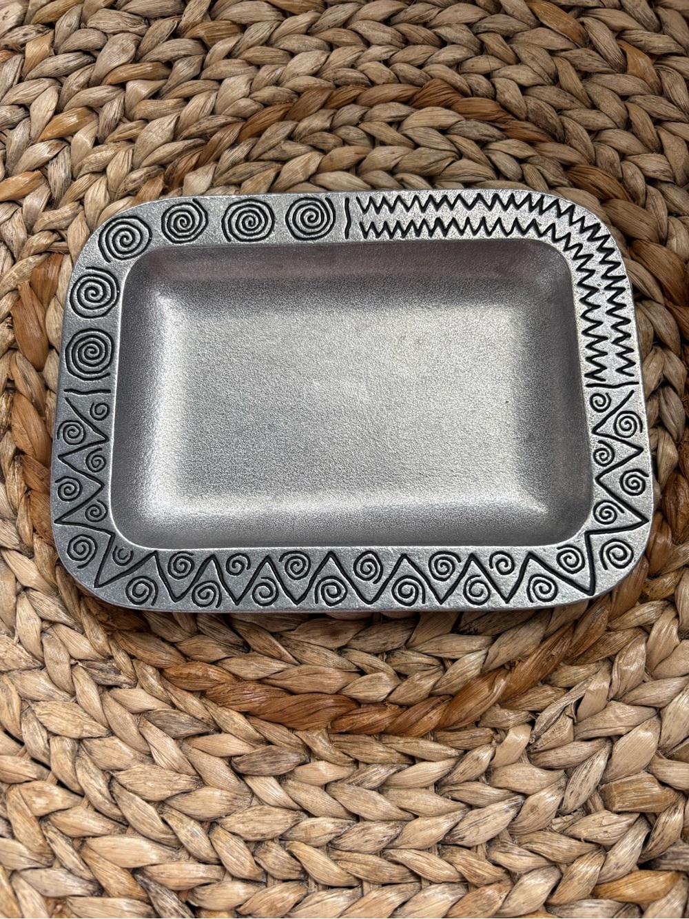 Wilton Armetale Reggae Pewter Petite Rectangular Dish, NWOB